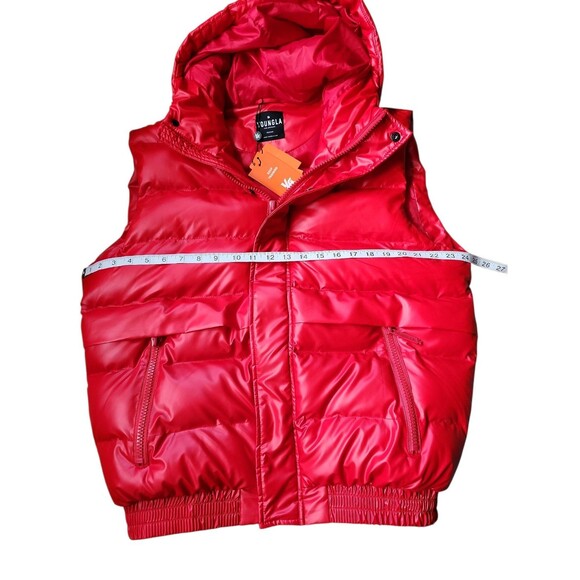 YoungLA Spotlight Puffer Vest Mens Medium Red Gorpcore Streetwear Outdoors NWT - Picture 7 of 8
